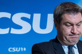 Es könnte besser laufen: Markus Söder (CSU), Ministerpräsident von Bayern, wird die absolute Mehrheit mit großer Wahrscheinlichkeit weit verfehlen.