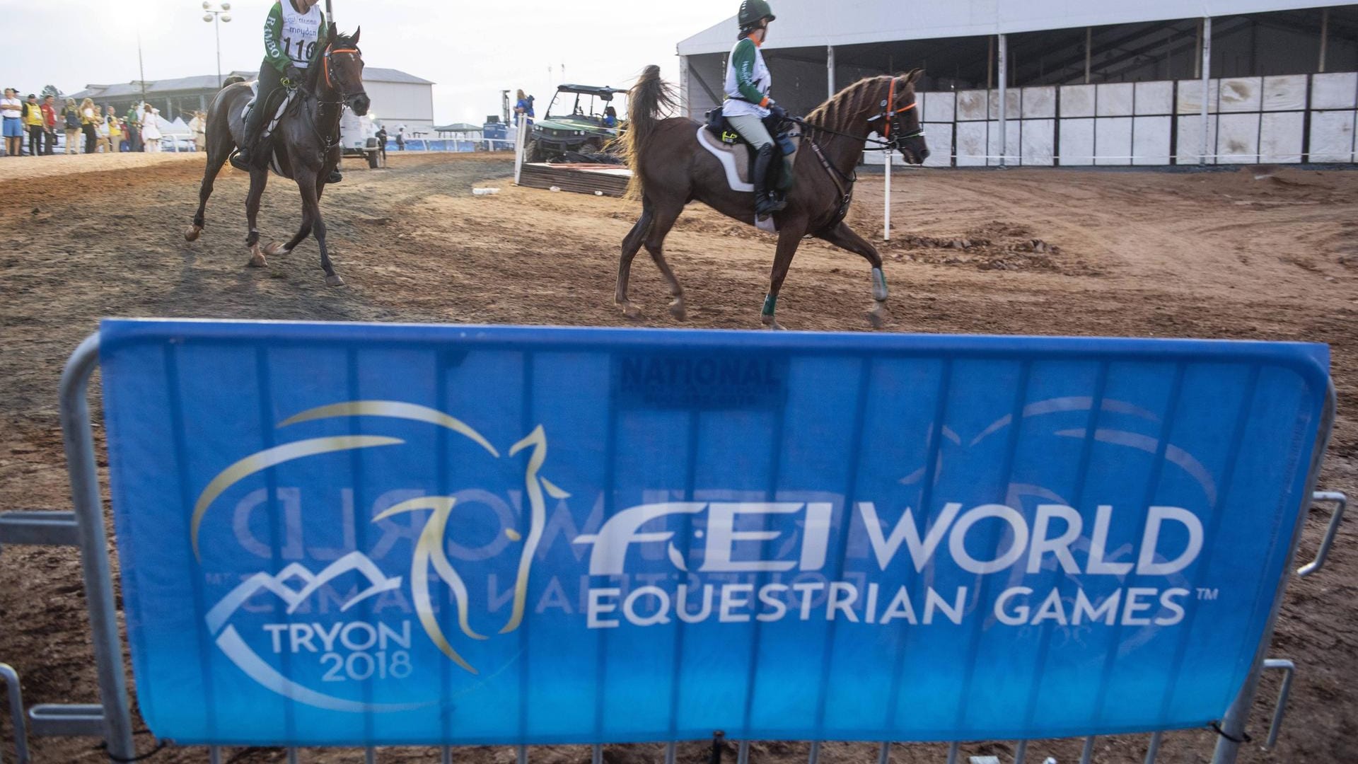 Abgebrochen: Das Distanzrennen bei der Reitsport-WM in Mill Spring (North Carolina) musste abgesagt werden.