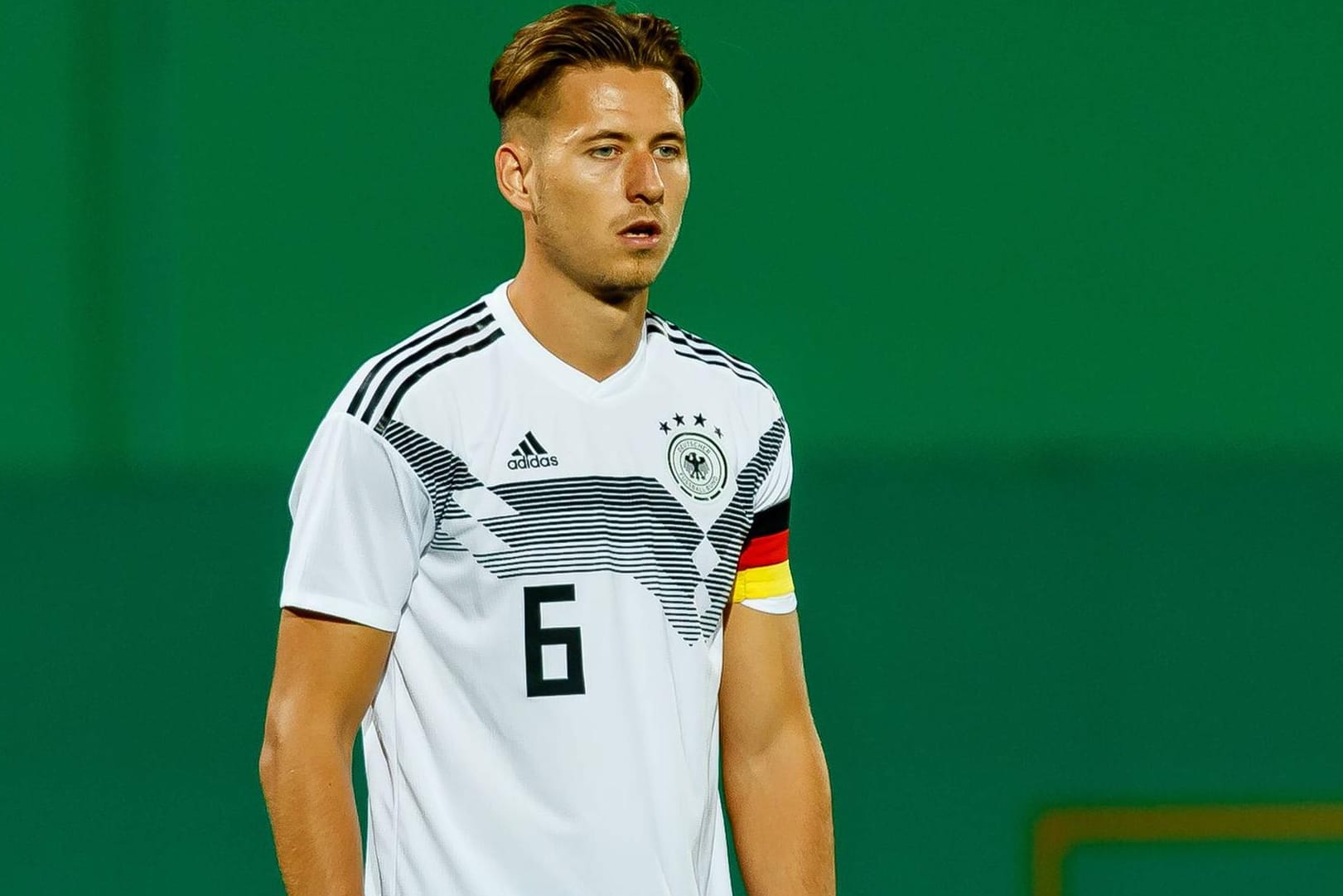 Waldemar Anton im Freundschaftsspiel der U21-Nationalmannschaft gegen Mexiko (3:0). Anton hat bisher acht Spiele für die U21 absolviert.