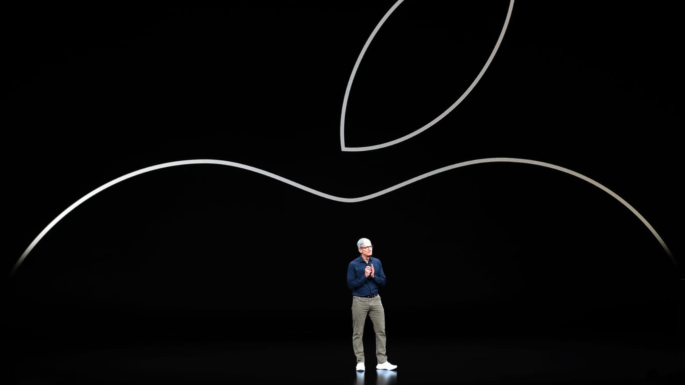 Tim Cook bei einer Präsentation im Steve Jobs Theater: Der Geschäftsführer von Apple hat das Apple iPhone XS und das Apple iPhone XS Max vorgestellt.