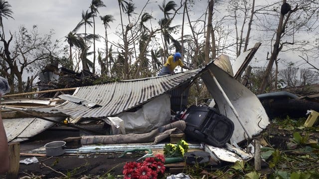 Vöällig zerstört: Puerto Rico, nachdem der Hurrikan "Maria" über die Insel hinweggezogen war. Vöällig zerstört: Puerto Rico, nachdem der Hurrikan "Maria" über die Insel hinweggezogen war.