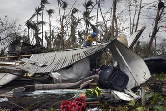 Vöällig zerstört: Puerto Rico, nachdem der Hurrikan "Maria" über die Insel hinweggezogen war.