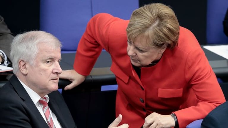 Im Umfragetief: Horst Seehofer und Angela Merkel.