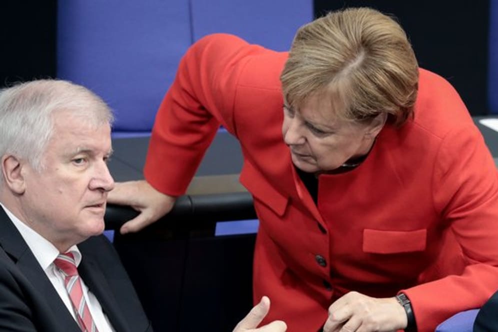 Im Umfragetief: Horst Seehofer und Angela Merkel.