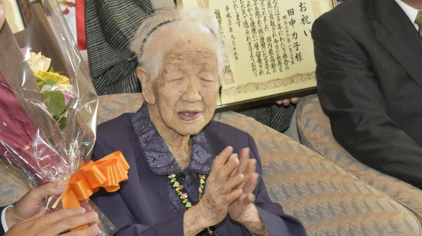 Kane Tanaka: Sie gilt mit 115 Jahren als Japans älteste lebende Frau.