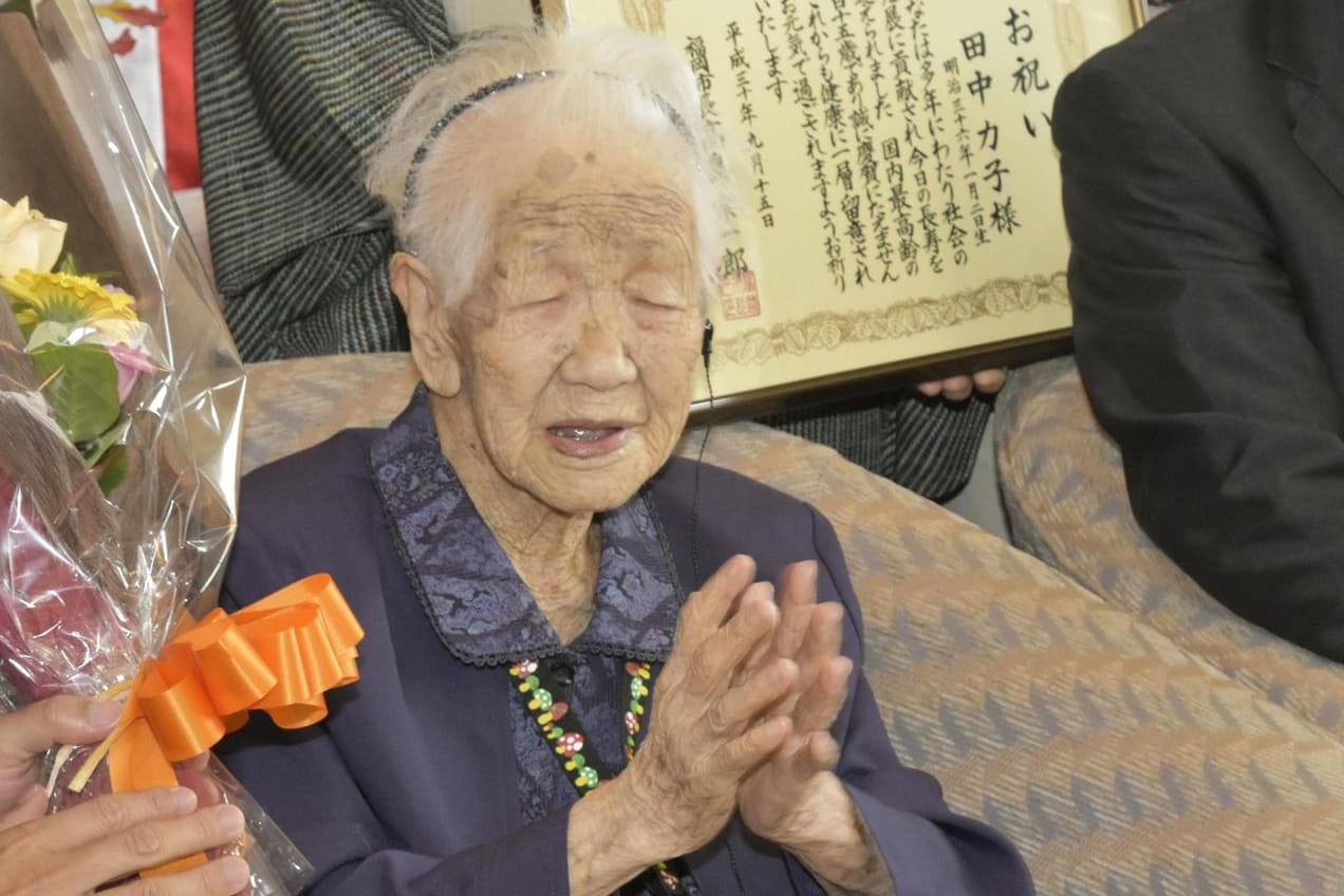 Kane Tanaka: Sie gilt mit 115 Jahren als Japans älteste lebende Frau.