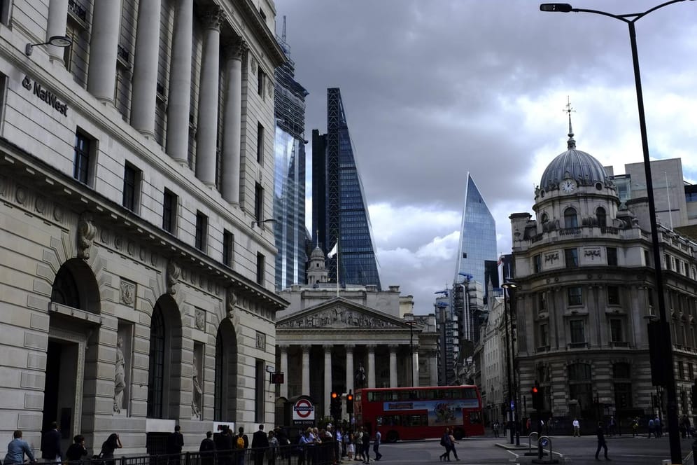 Die Bank of England in London: Das Institut befürchtet einen Immobiliencrash.