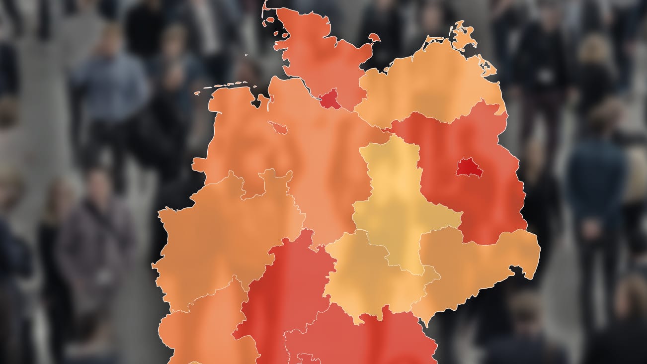 Deutschland verzeichnete im Jahr 2017 ein Zuwanderungsplus: Die Bilanz der einzelnen Bundesländer fällt unterschiedlich aus.