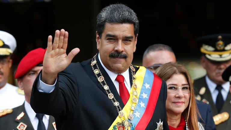 Venezuelas Präsident Nicolas Maduro: Nachbarstaaten erwägen jetzt, den Staatschef zu stürzen.