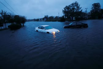 North Carolina: Der Tropensturm "Florence" verursacht vielerorts Überschwemmungen.