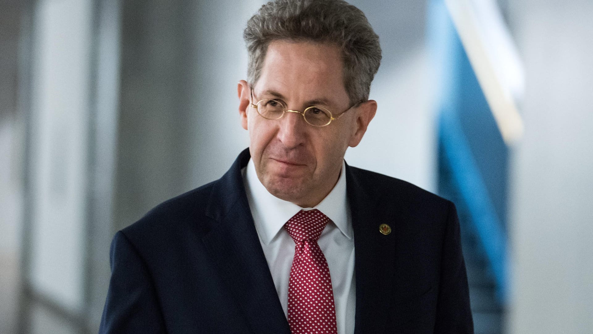 Hans-Georg Maaßen, Präsident des Bundesamts für Verfassungsschutz (BfV), im Deutschen Bundestag: Maaßen wurde vor kurzem wegen einem Treffen mit Frauke Petry (damals noch AfD) kritisiert.