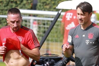 Ribéry mit Trainer Kovac: "Er hat große Qualitäten."