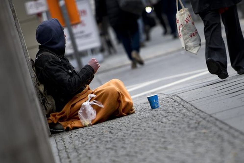 Bettler in Berlin