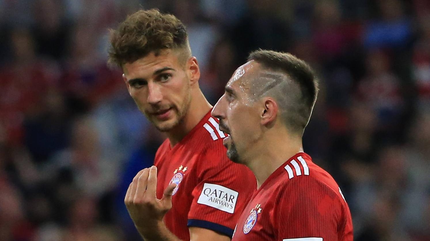 Leon Goretzka (links) und Franck Ribéry drohen für den Auftakt in der Champions League auszufallen.