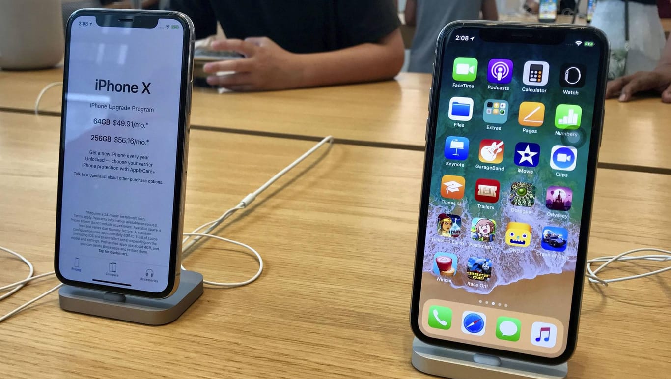 iPhone X: Raus bei Apple, bei Dritthändlern zu haben.