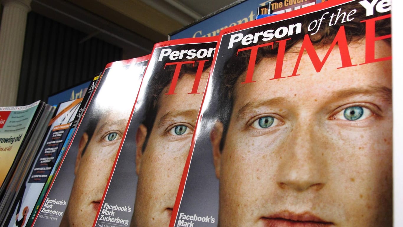 Mark Zuckerberg auf dem Cover des Times-Magazines: (Ende 2010): Von Internet-Milliardär gekauft