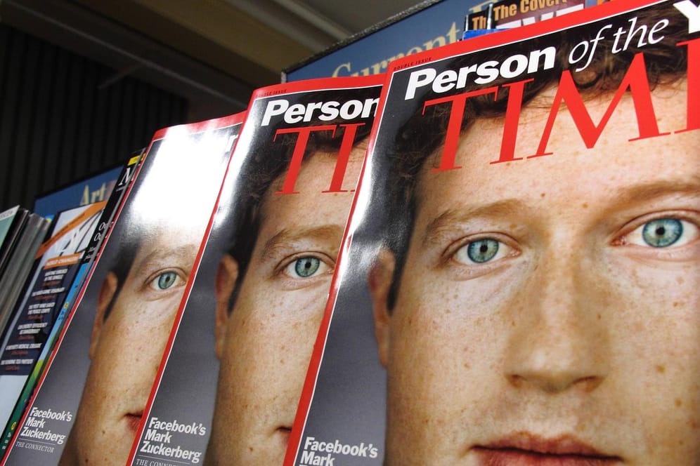 Mark Zuckerberg auf dem Cover des Times-Magazines: (Ende 2010): Von Internet-Milliardär gekauft