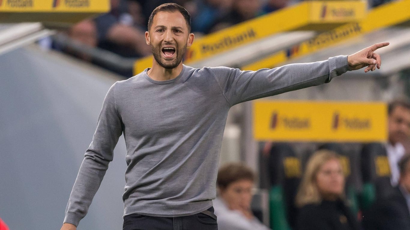 Schalke-Trainer Domenico Tedesco: Nach drei Pleiten zum Bundesliga-Start steht er unter Druck.