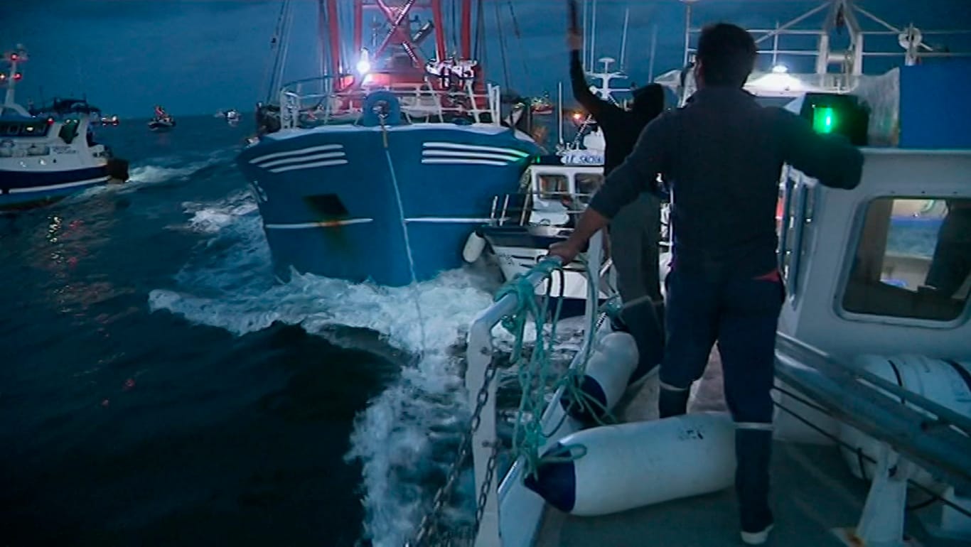 Eine Auseinandersetzung zwischen französischen und britischen Fischern: Die Regierungen der Länder haben den Konflikt beigelegt.