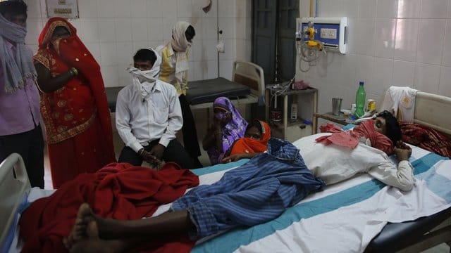 Tuberkulose-Patient im indischen Varanasi