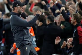 Erlösender Jubel: Liverpool-Trainer Jürgen Klopp im Spiel gegen PSG.