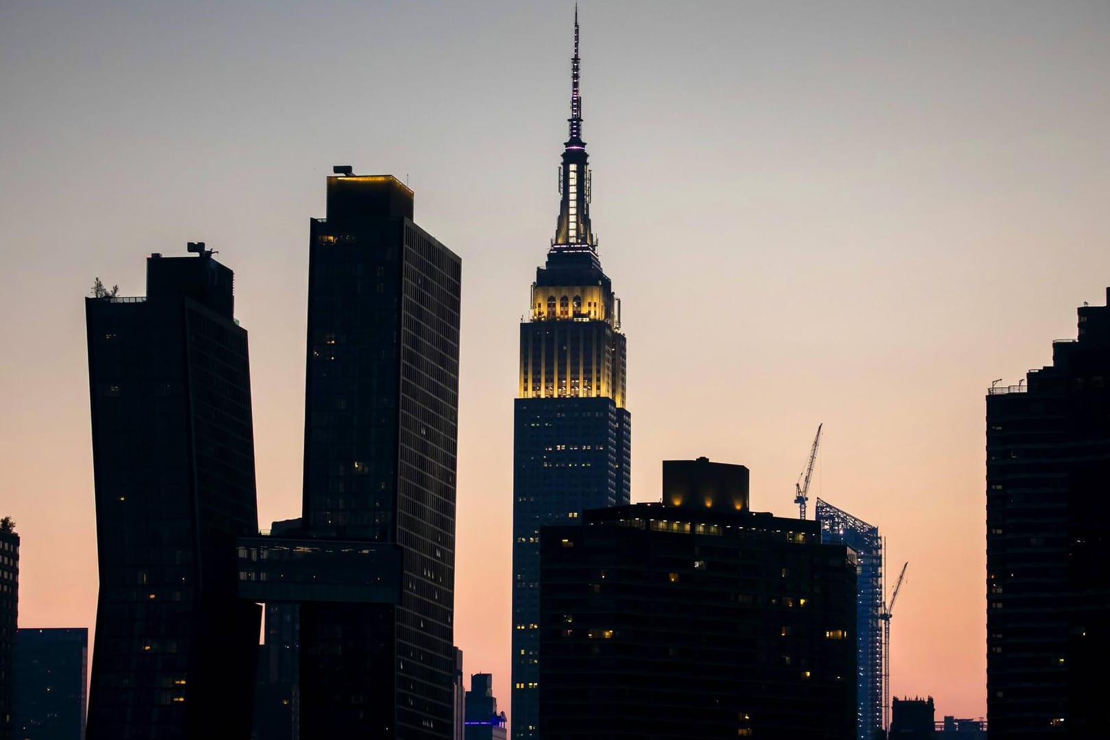 New York City USA August 6 2018 Illustrative picture of New York City View of the Empire State