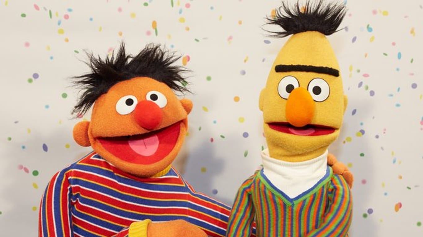 Ernie (l) und Bert.