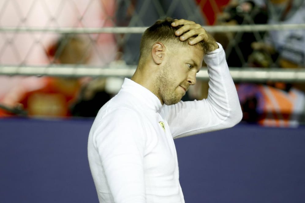 Sebastian Vettel: Der 31-Jährige fährt in seiner vierten Saison für Ferrari und verpasst den WM-Titel wohl erneut.