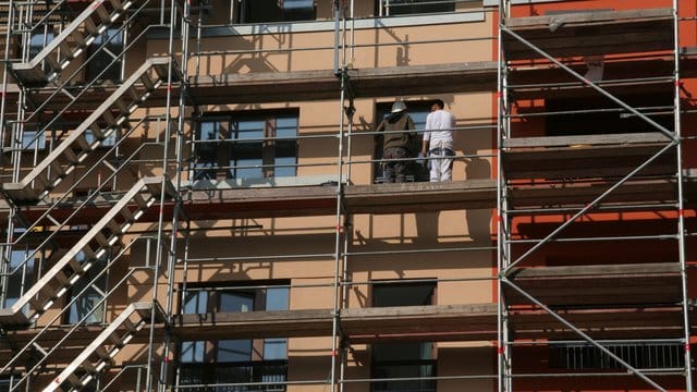 Bau von Eigentumswohnungen in Berlin. Bau von Eigentumswohnungen in Berlin.