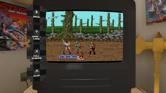 Auch der Fantasy-Sidescroller "Golden Axe" gehört zur Spielesammlung Sega Mega Drive Classics, die auch für Nintendos Hybrid-Konsole Switch erscheint. Auch der Fantasy-Sidescroller "Golden Axe" gehört zur Spielesammlung Sega Mega Drive Classics, die auch für Nintendos Hybrid-Konsole Switch erscheint.