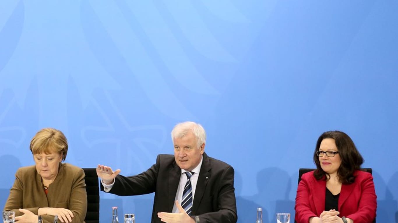 Merkel, Seehofer, Nahles