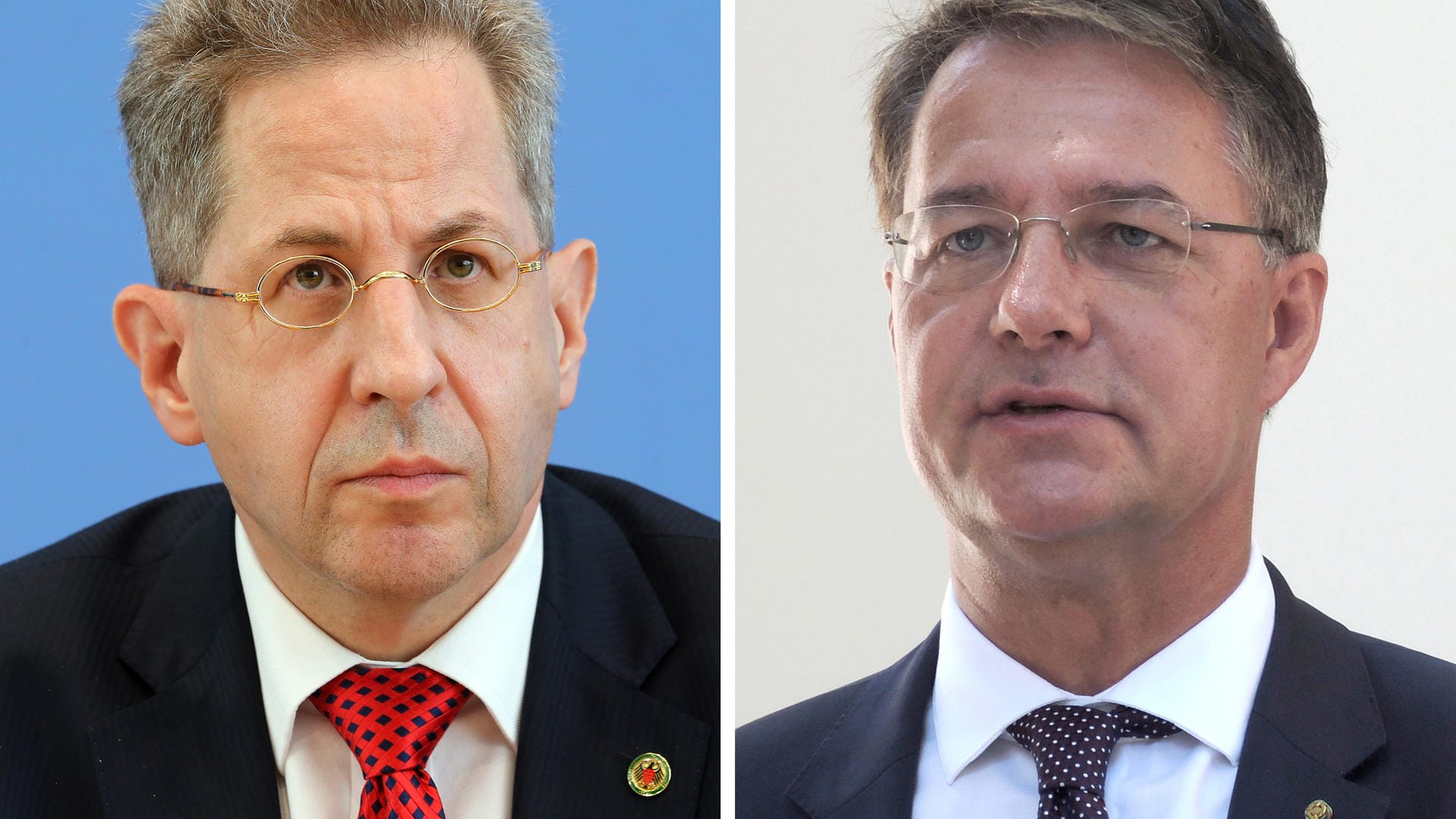 Hans-Georg Maaßen und Gunther Adler