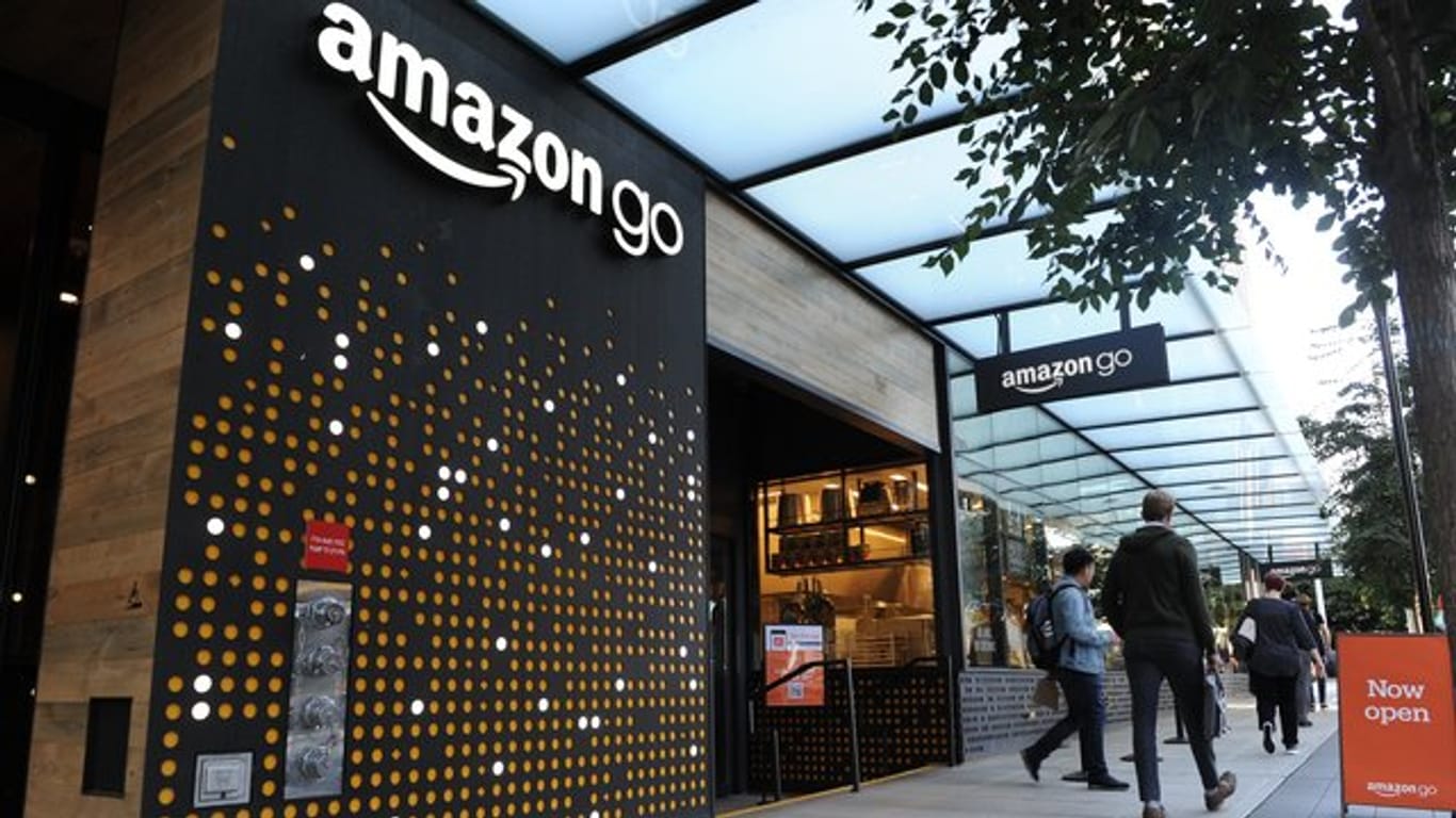 Eins der schon existiernden "Amazon Go"-Geschäfte in Seattle.