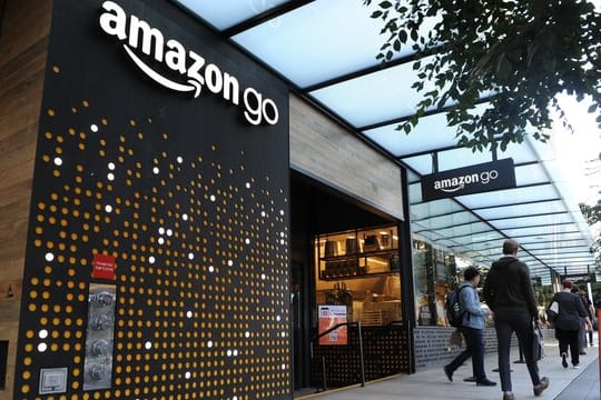 Eins der schon existiernden "Amazon Go"-Geschäfte in Seattle.
