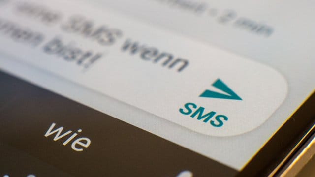 Manchmal fällt eine SMS länger aus.