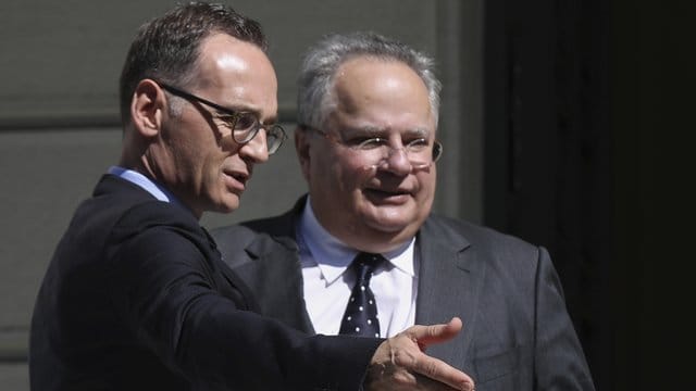 Außenminister Heiko Maas (SPD, l. Außenminister Heiko Maas (SPD, l.