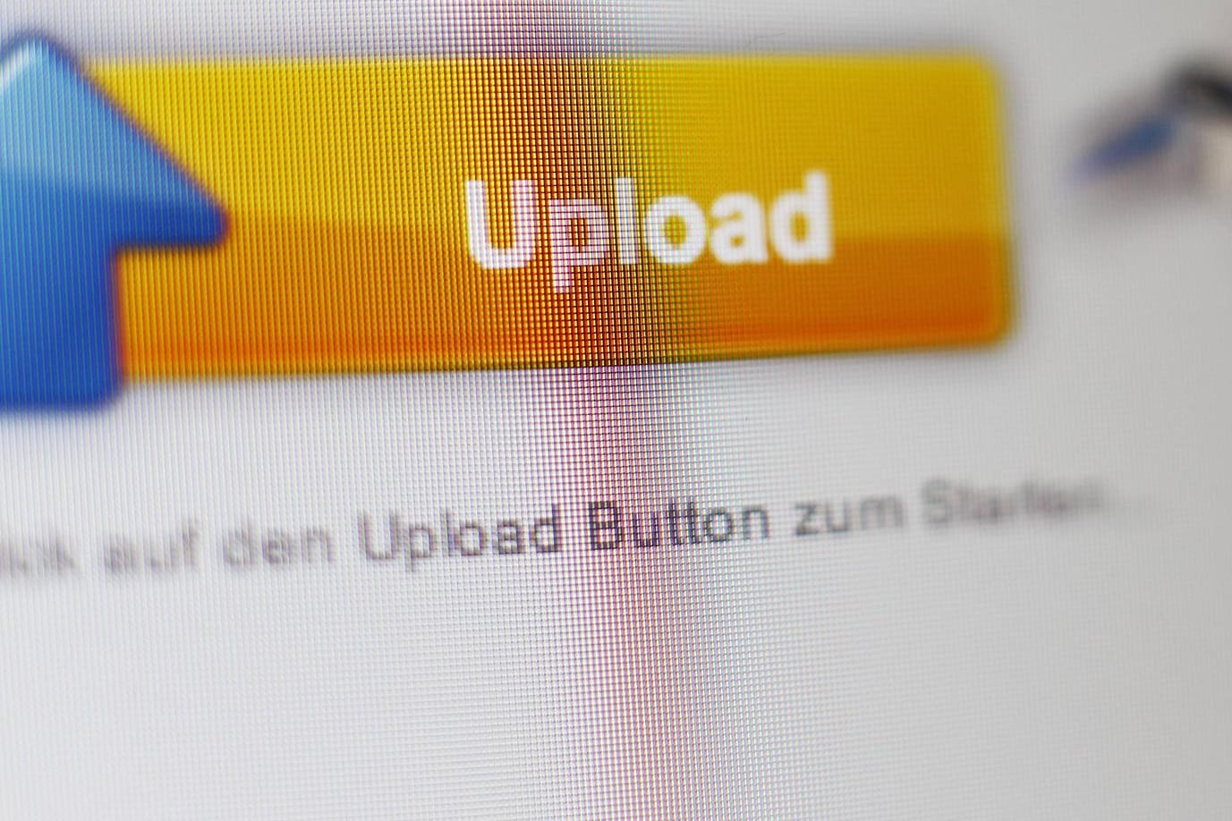 Upload-Button eines bekannten Sharehosters (Symbolbild): Der Europäische Gerichtshof wurde nun von den obersten deutschen Zivilrichtern eingeschaltet. Geklärt werden soll, ob ein Sharehoster selbst als Täter oder Teilnehmer haften muss.