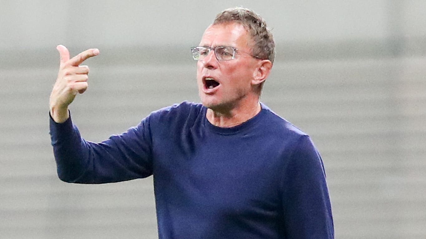 Ralf Rangnick: Leipzigs Trainer wechselte schon in der Halbzeit gegen Salzburg drei Mal.