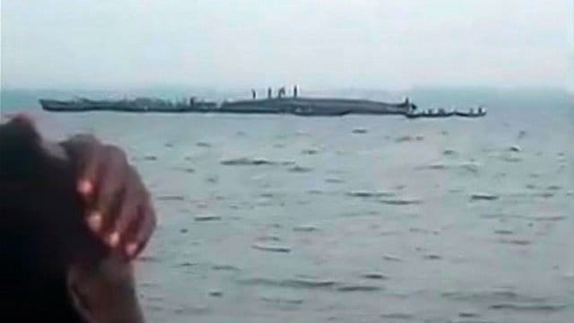 Das brechend volle Schiff "MV Nyerere" war auf dem größten See Afrikas von Bugolora auf der Insel Ukerewe zur Nachbarinsel Ukara unterwegs.