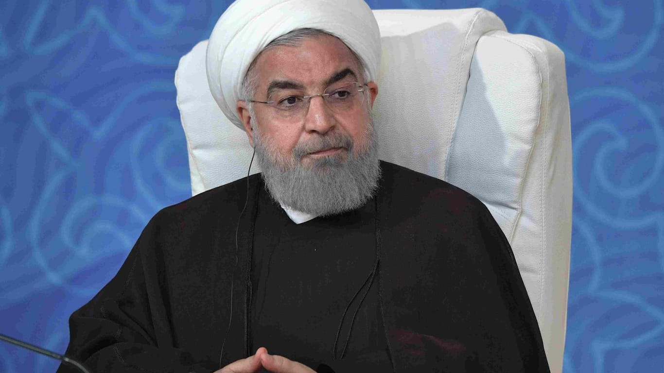 Gibt sich hart: Irans Präsident Hassan Ruhani.