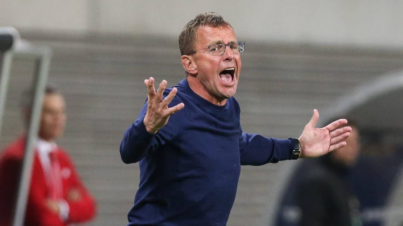 Ralf Rangnick: Der RB-Coach war mit dem Auftritt seiner Mannschaft gegen Salzburg nicht zufrieden.