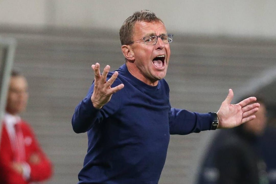 Ralf Rangnick: Der RB-Coach war mit dem Auftritt seiner Mannschaft gegen Salzburg nicht zufrieden.