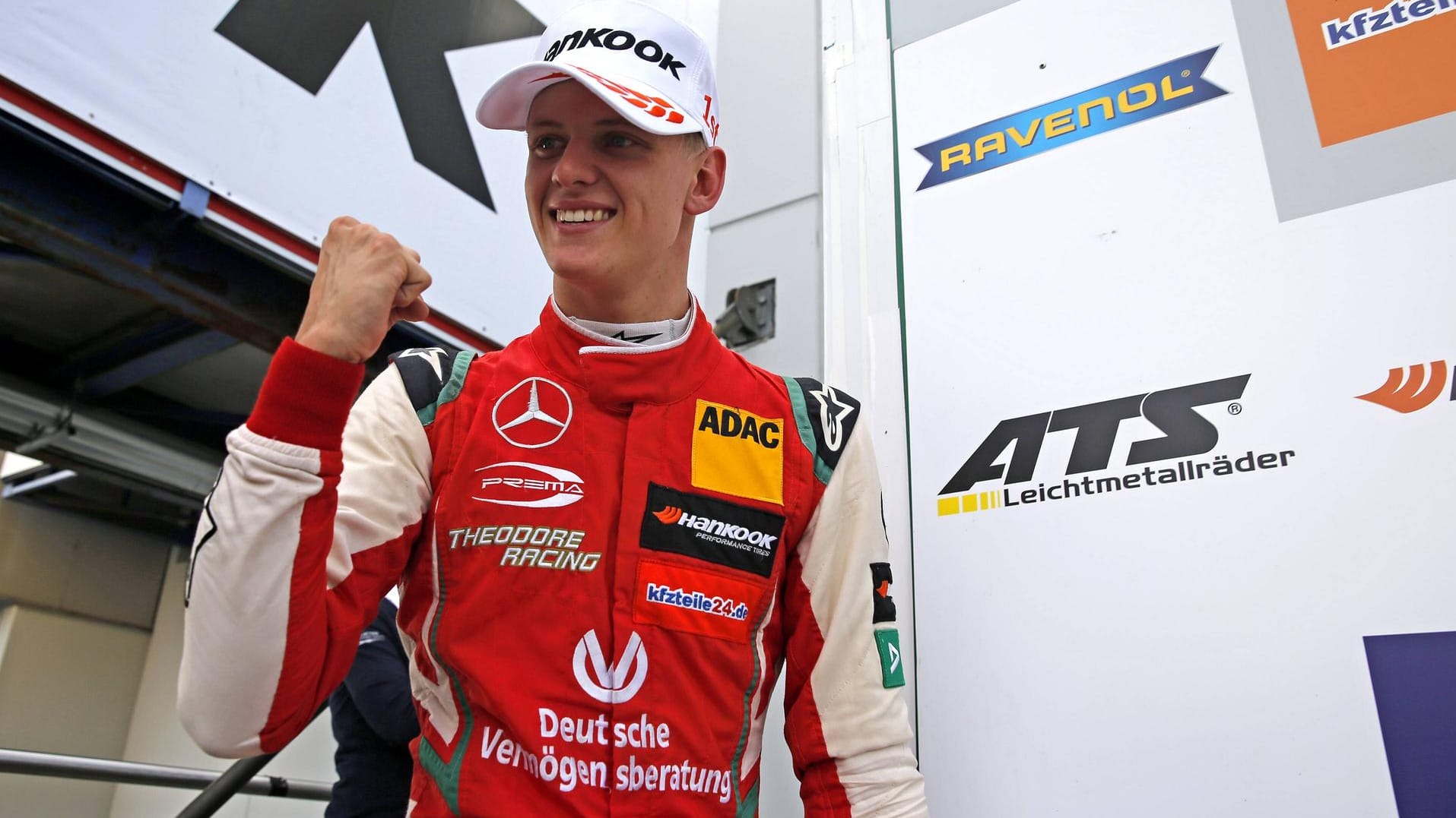 Siegerfaust: Mick Schumacher.