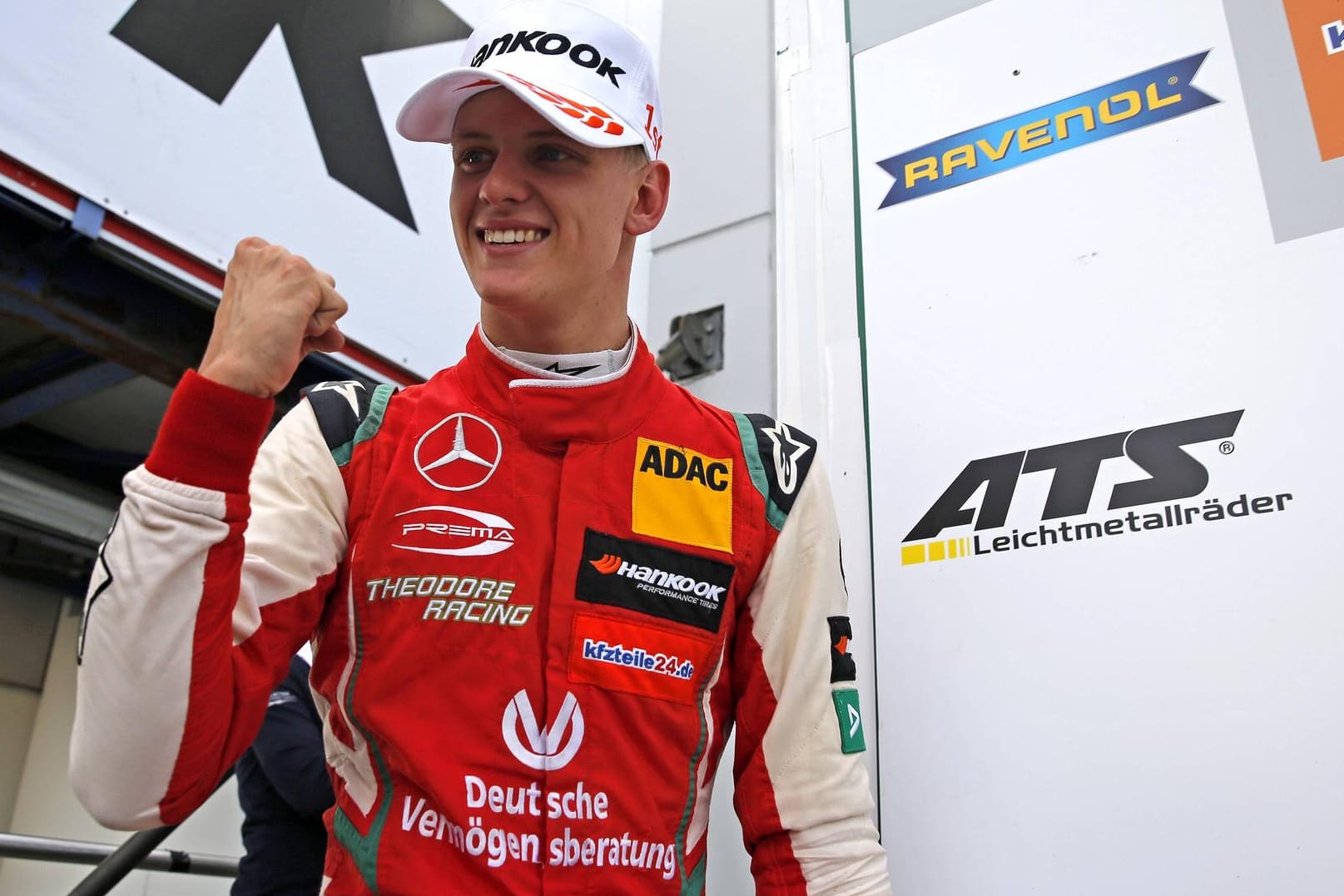 Siegerfaust: Mick Schumacher.