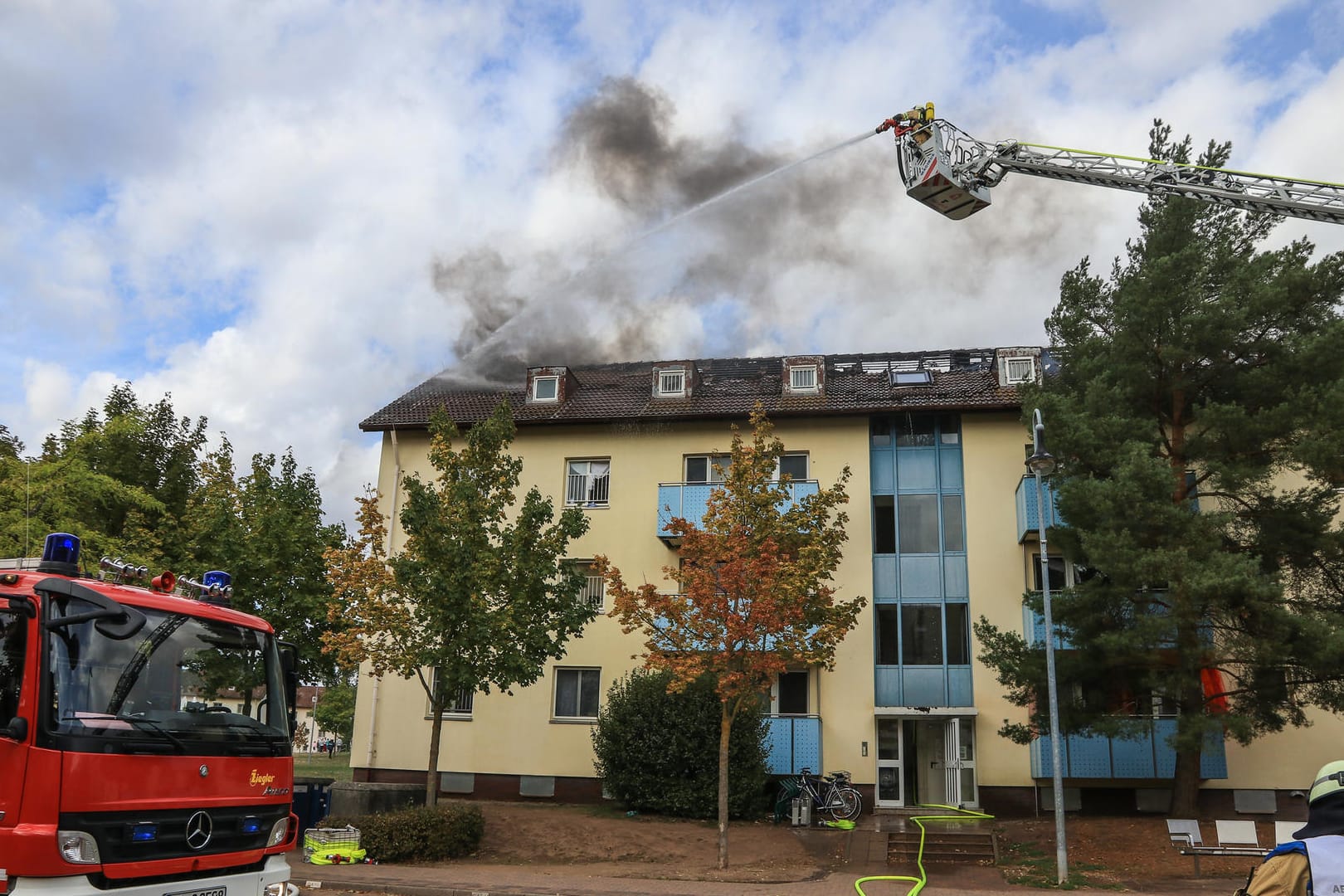 Das Ankerzentrum in Bamberg: Alle Menschen, die sich im Bamberger Ankerzentrum befunden haben, konnten evakuiert werden.