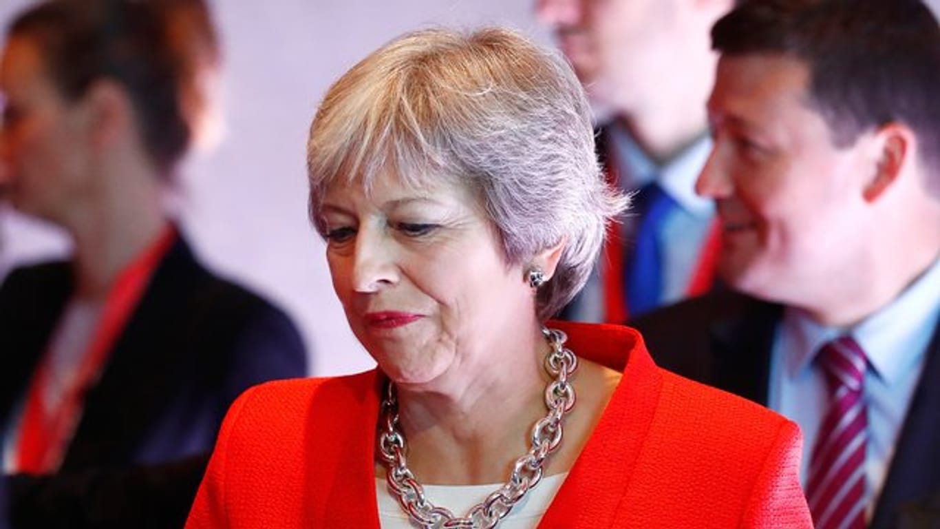 Theresa May am vergangenen Donnerstag beim informellen EU-Gipfel in Salzburg.