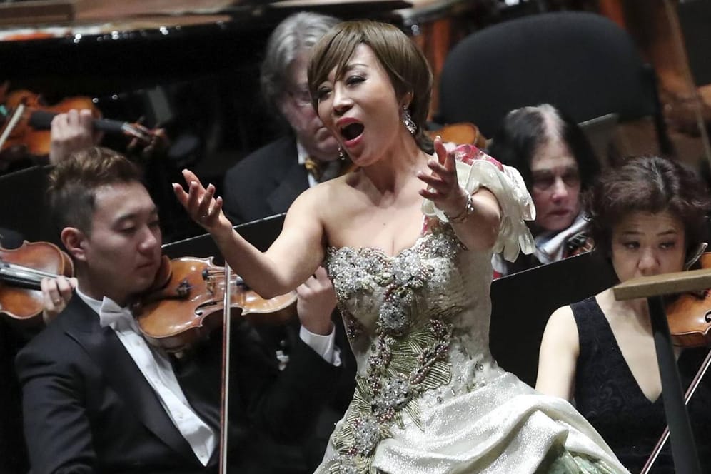 New Yorker Philharmonie: Sopranistin Sumi Jo singt zum chinesischen Neujahrsfest im Jahr 2017.