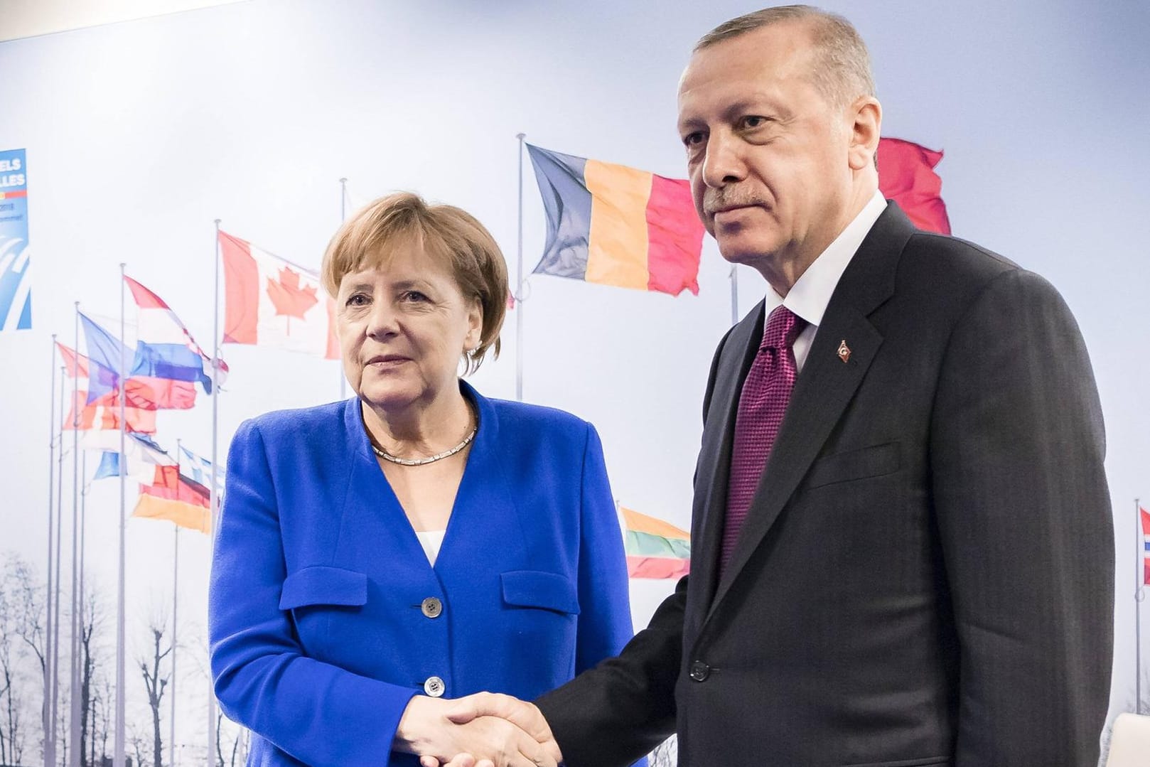 Angela Merkel und Recep Tayyip Erdogan: Die Bundeskanzlerin wird nicht am Staatsbankett für den türkischen Präsidenten am kommenden Freitag teilnehmen.