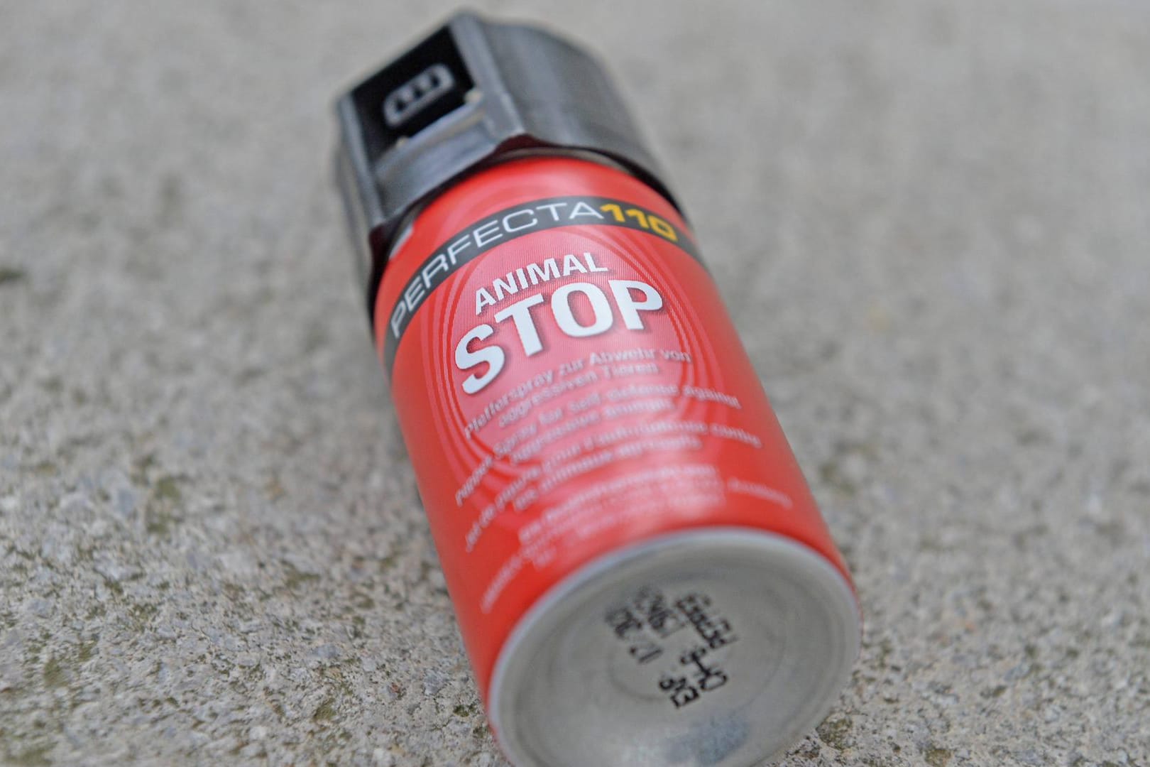 Eine Dose Pfefferspray: Das Reizgas ist für den Schutz vor Tieren gedacht.