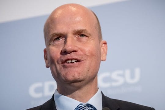Sensationssieger: Ralph Brinkhaus, neuer Vorsitzender der CDU/CSU-Fraktion im Bundestag.